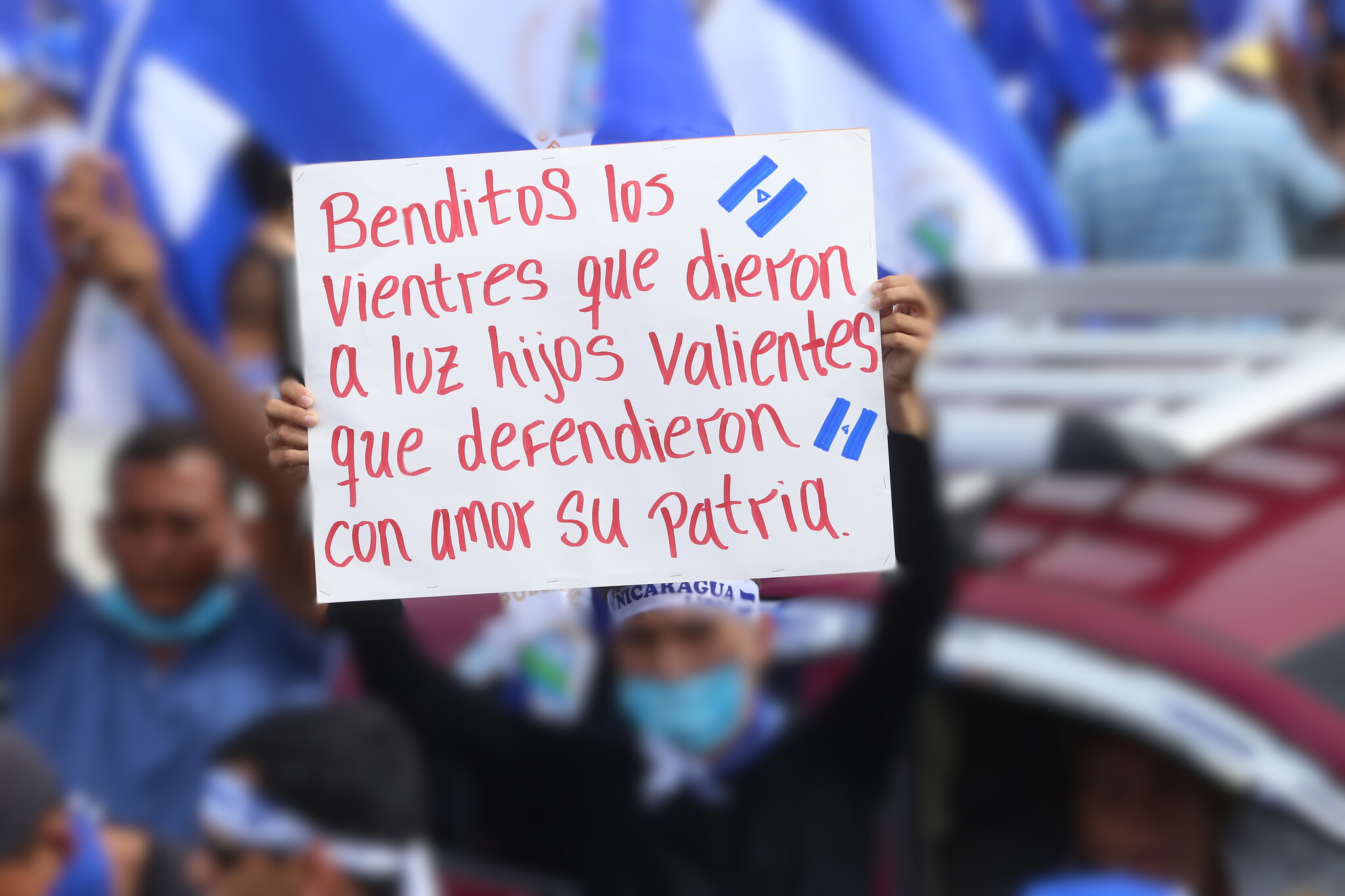 Marcha del Día de las Madres en Nicaragua en 2018