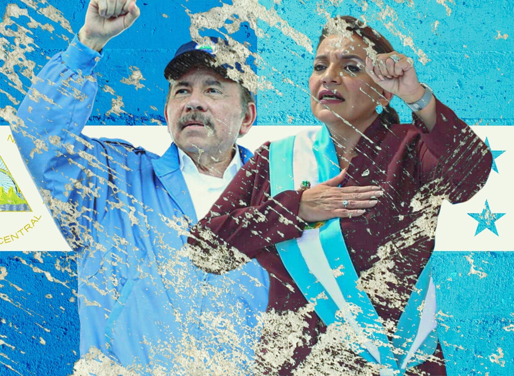Xiomara Castro y Daniel Ortega