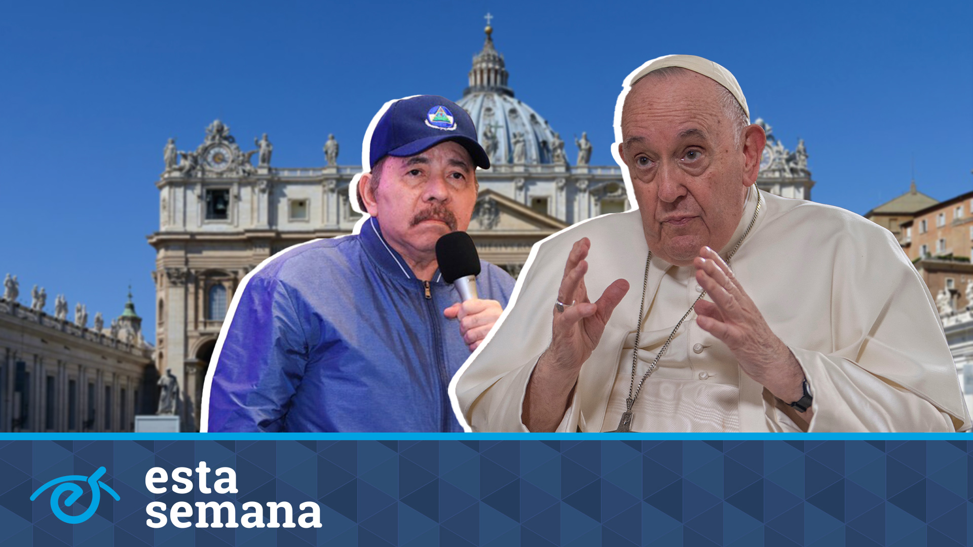Daniel Ortega y papa Francisco
