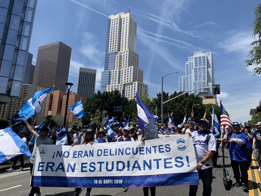 Nicaraguans in Los Angeles commemorate the April Rebellion