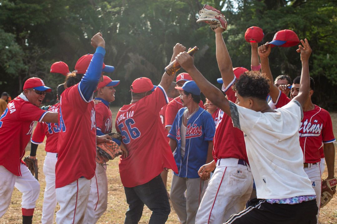 Los Norteños fue el equipo campeón de la primera edición de la Liga Amateur de Baseball. En la segunda edición van invictos. Foto: César Arroyo Castro.