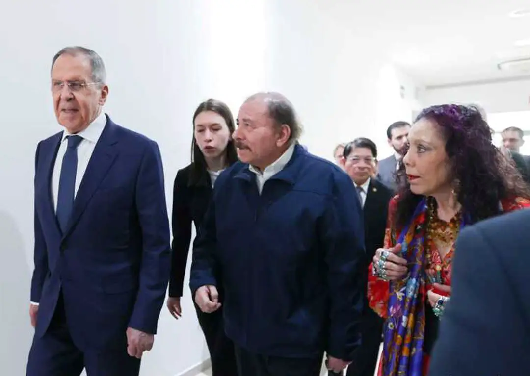 Daniel Ortega y Sergei Lavrov