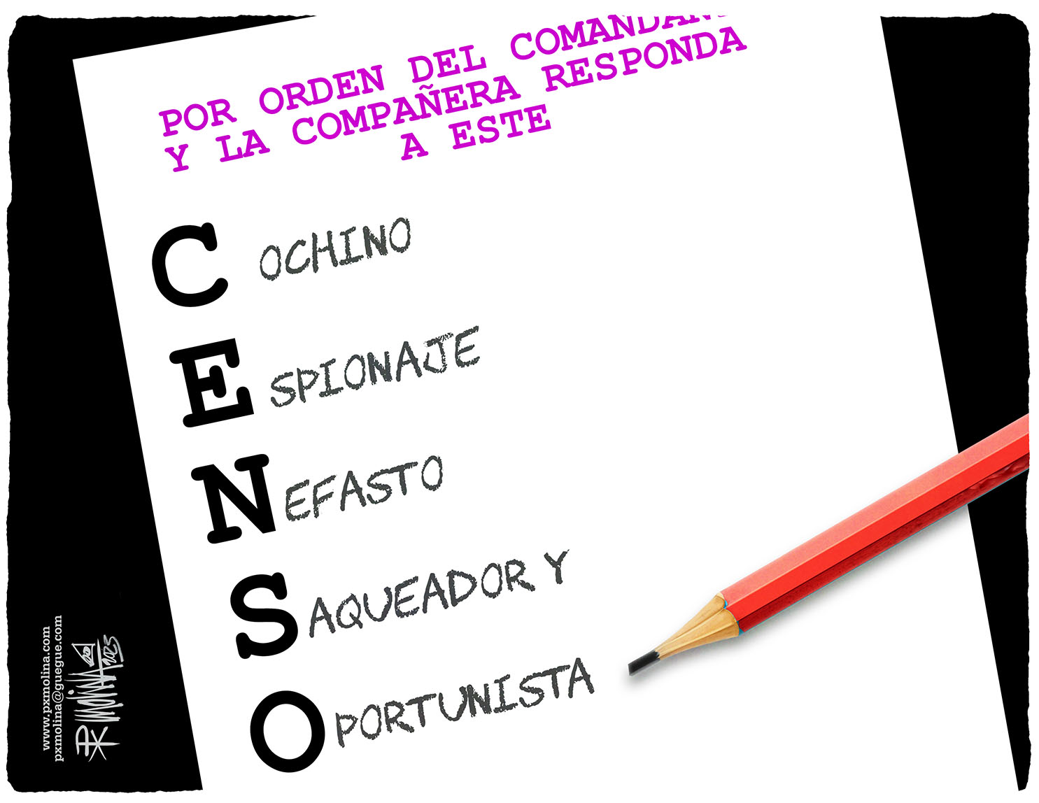 Caricatura Censo
