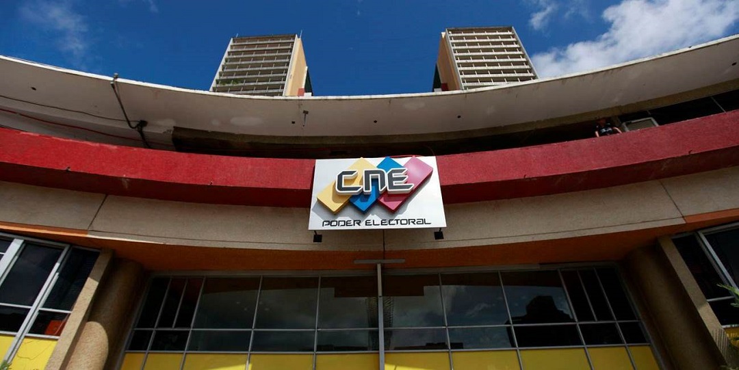 Consejo Nacional Electoral (CNE), en Caracas, Venezuela