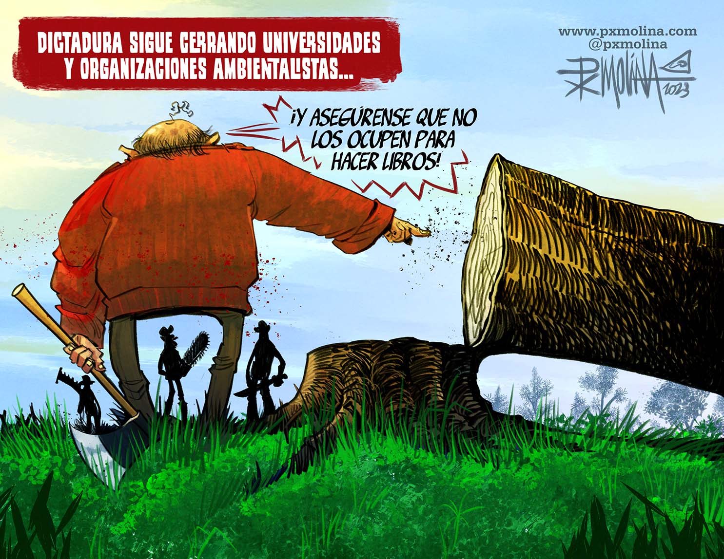 Dictadura cierra universidades y organizaciones ambientalistas