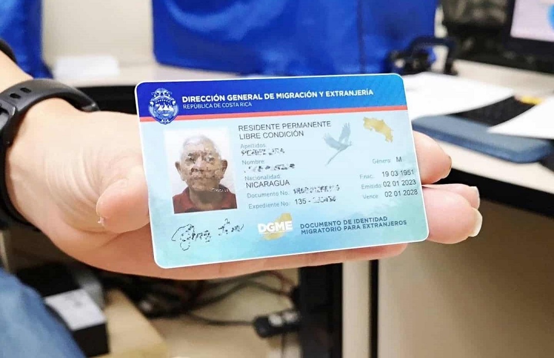 identificación como extranjero en Costa Rica