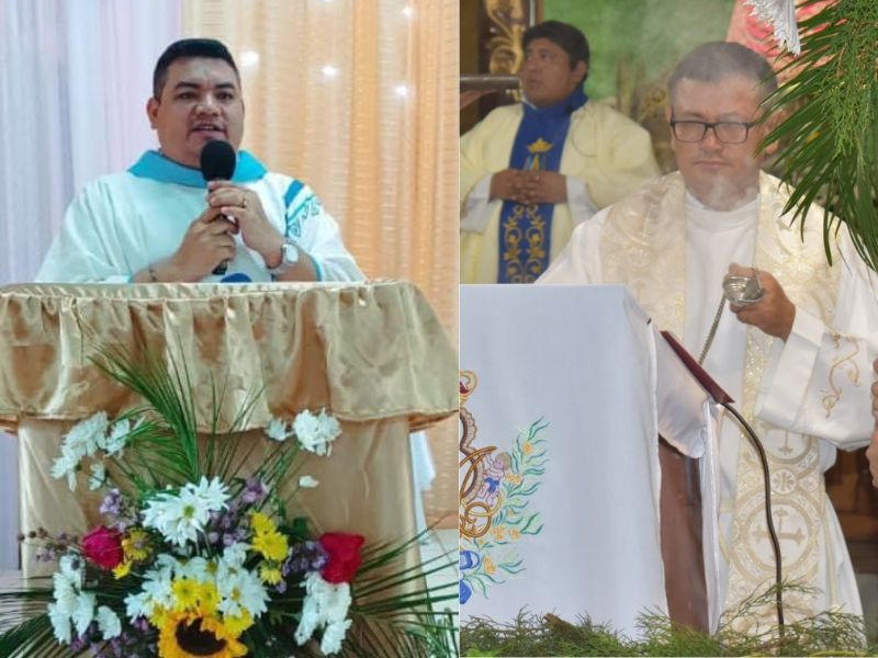 Los dos sacerdotes nicaragüenses