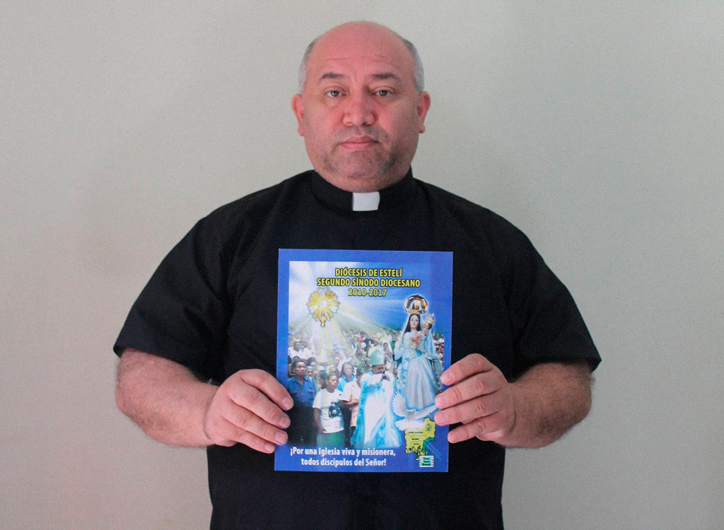 Eugenio Rodríguez, sacerdote preso político en Nicaragua