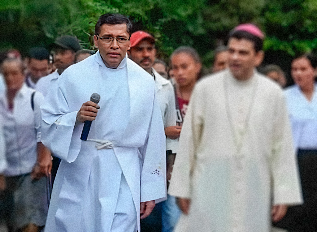 Jaime Montecinos, sacerdote preso político en Nicaragua