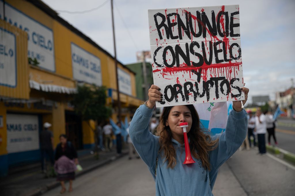 Protesta en Guatemala