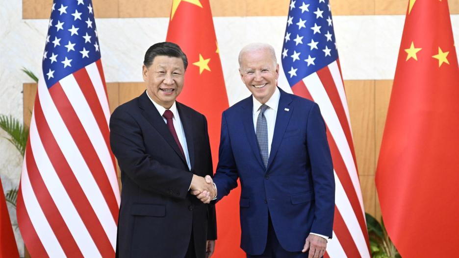Xi Jinping con Joe Biden