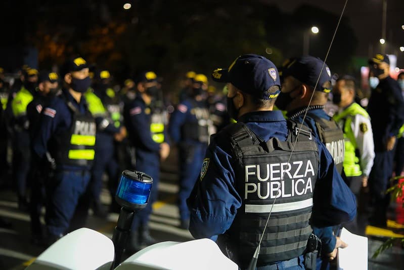 Policías en Costa Rica