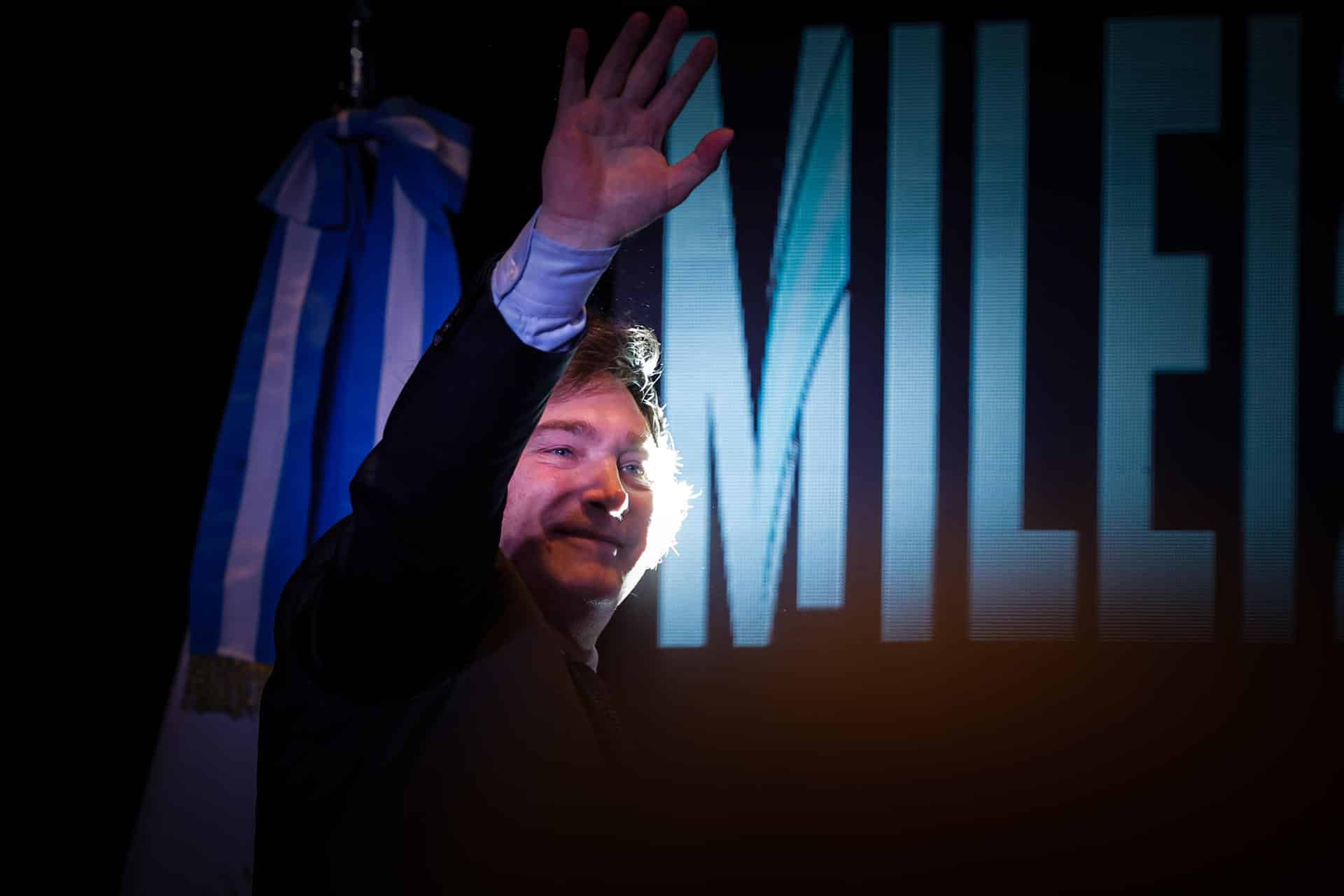 Javier MIlei es el presidente electo de Argentina