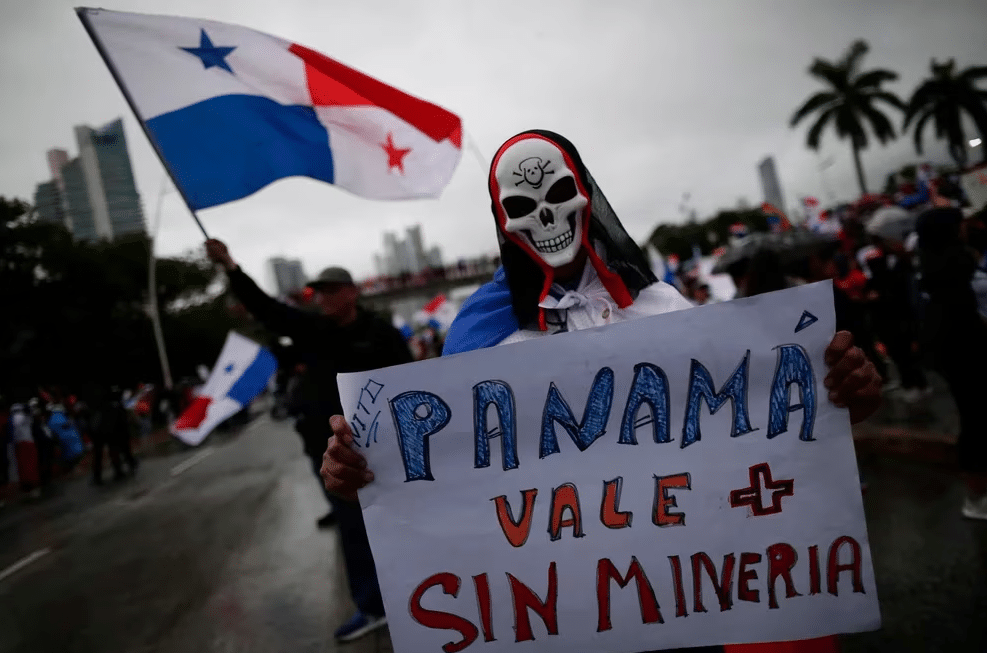 protestas por concesión minera en Panamá
