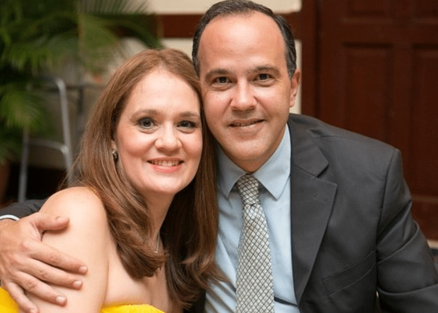 Karen Celebertti y su esposo Martín Argüello