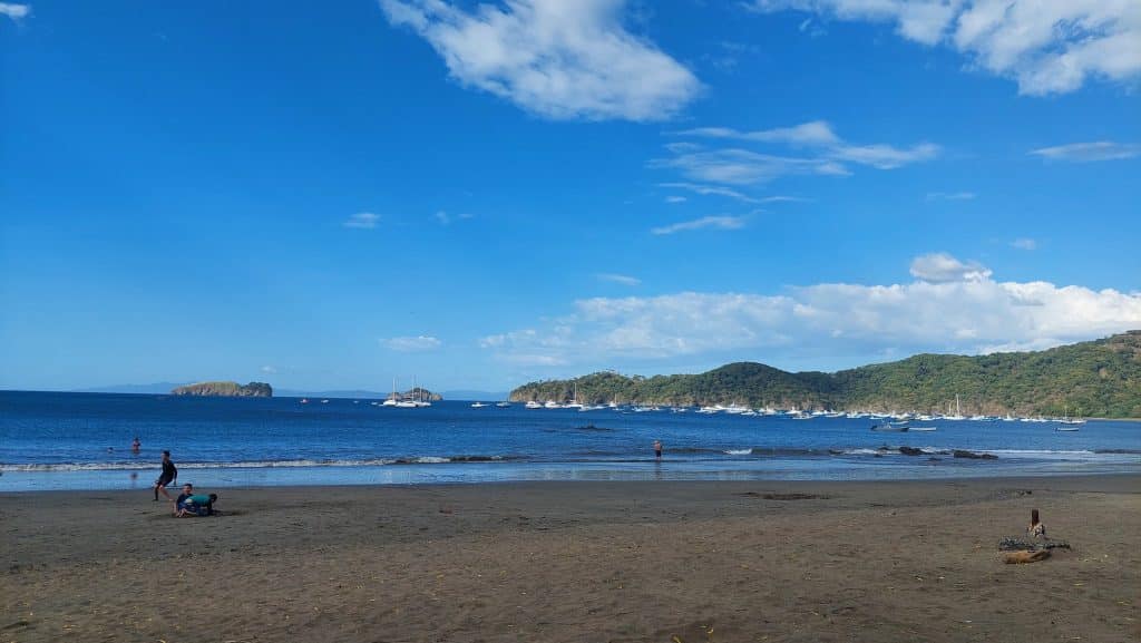 Una playa en la provincia de Guanacaste en Costa Rica