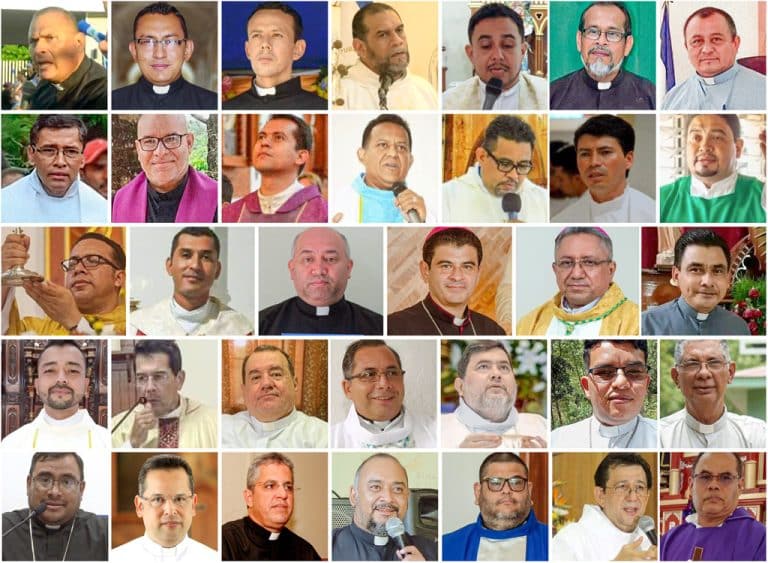 Sacerdotes desterrados de Nicaragua