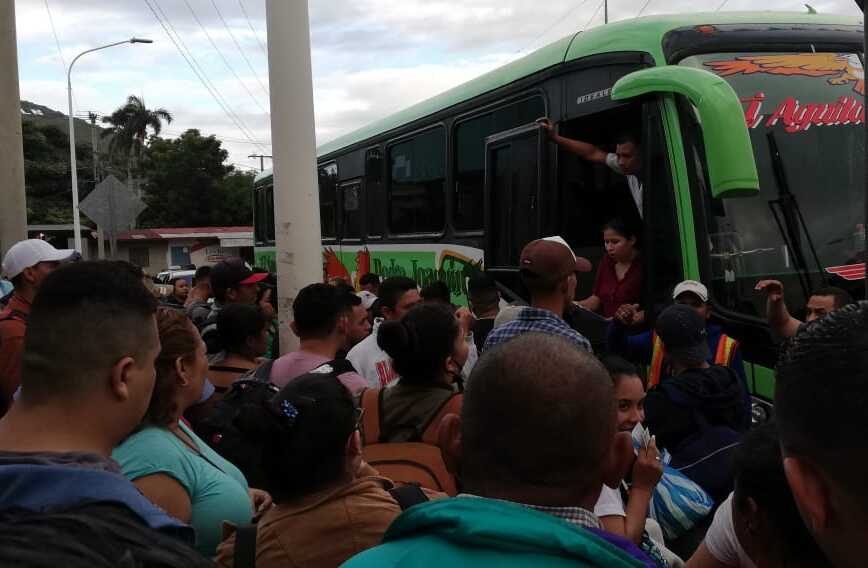 excursiones de migrantes nicaragüenses en Managua
