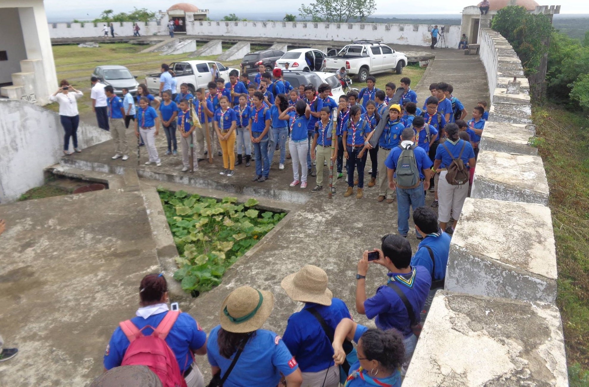 Scouts de Nicaragua en El Coyotepe