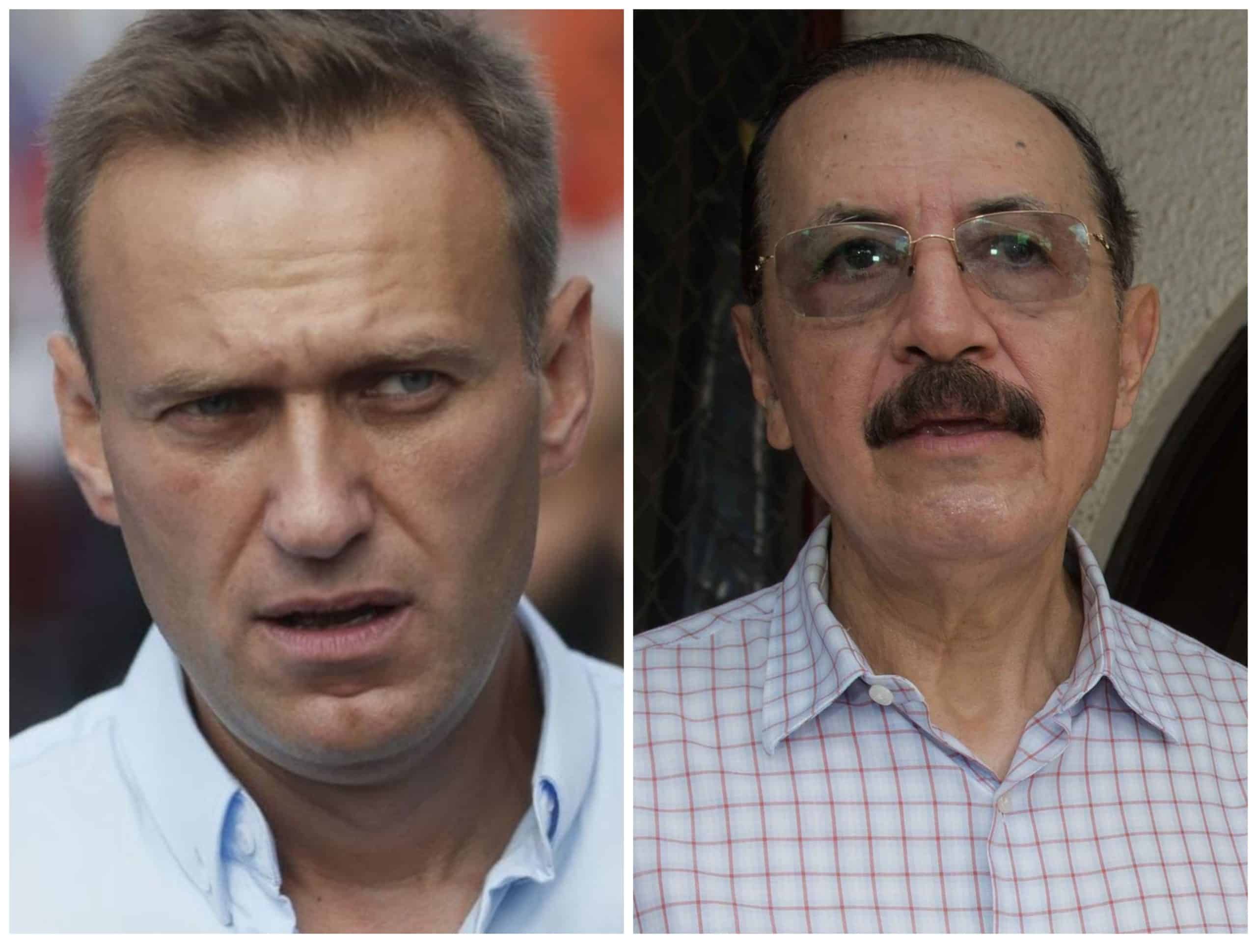 Alexéi Navalni y Hugo Torres