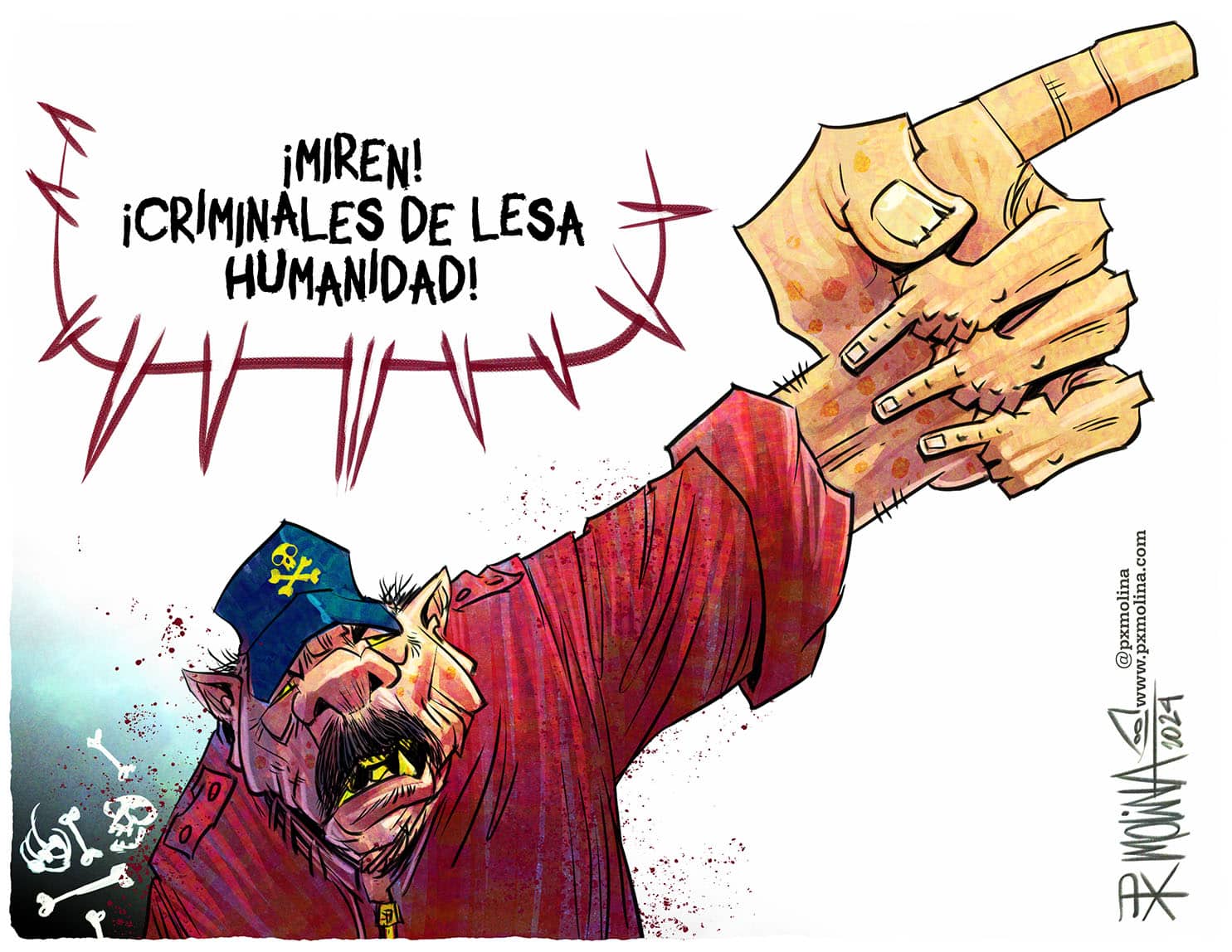 Daniel Ortega como el distractor de crímenes de lesa humanidad