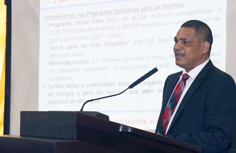 Iván Acosta ahora exministro de Hacienda en Nicaragua