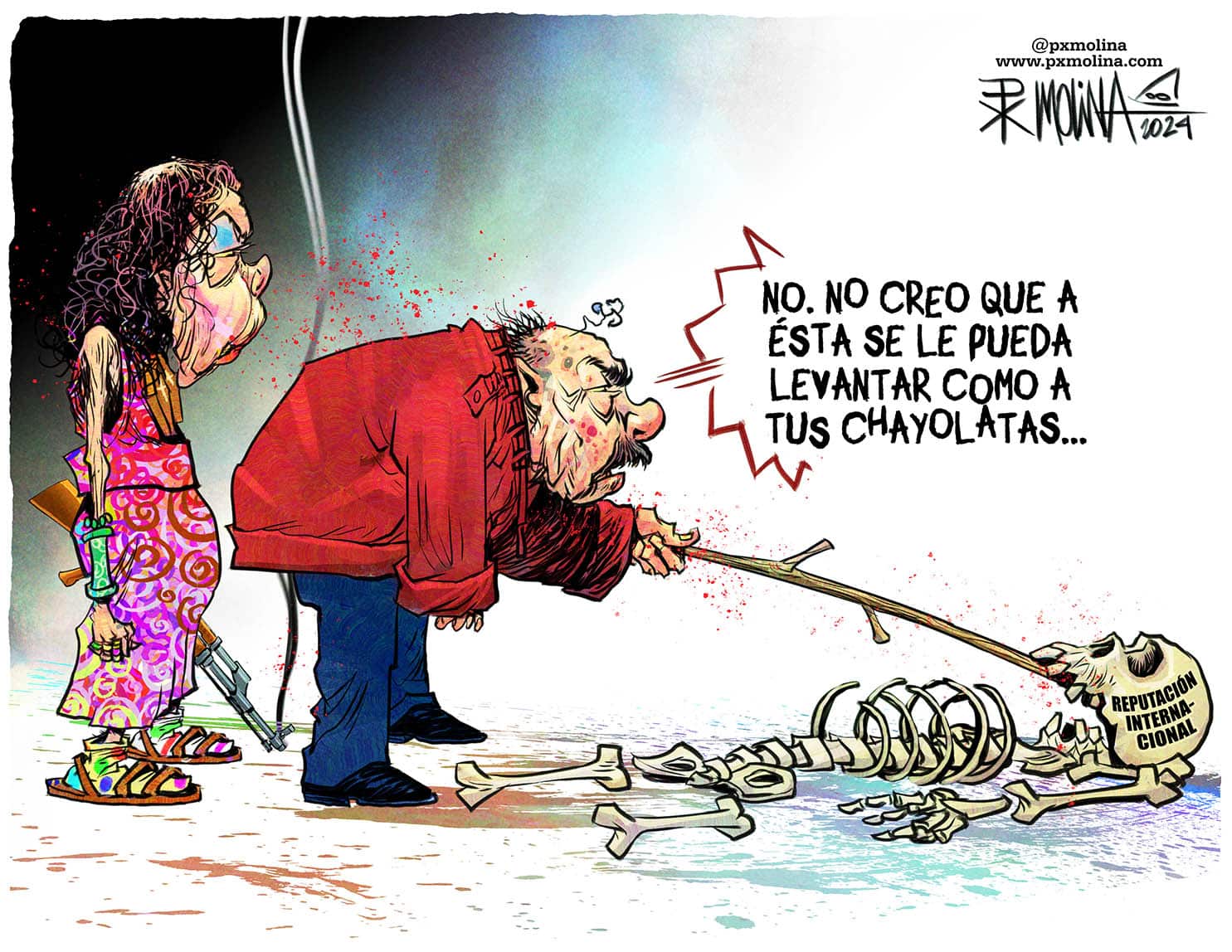 La imagen de Daniel Ortega y Rosario Murillo ante el mundo