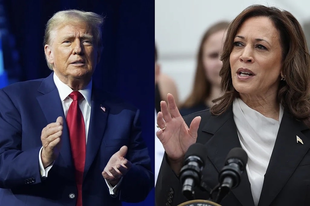 Donald Trump y Kamala Harris.