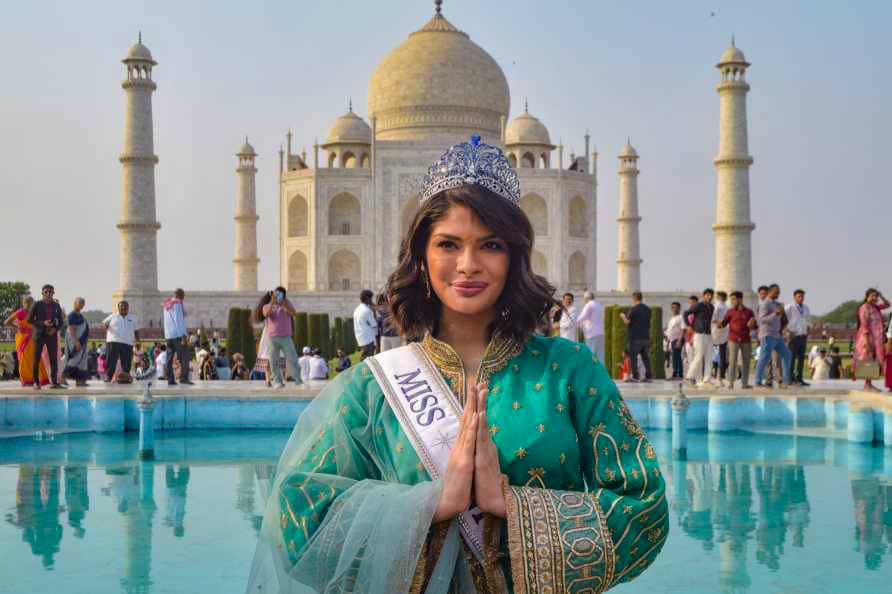 Sheynnis Palacios visitó el Taj Mahal