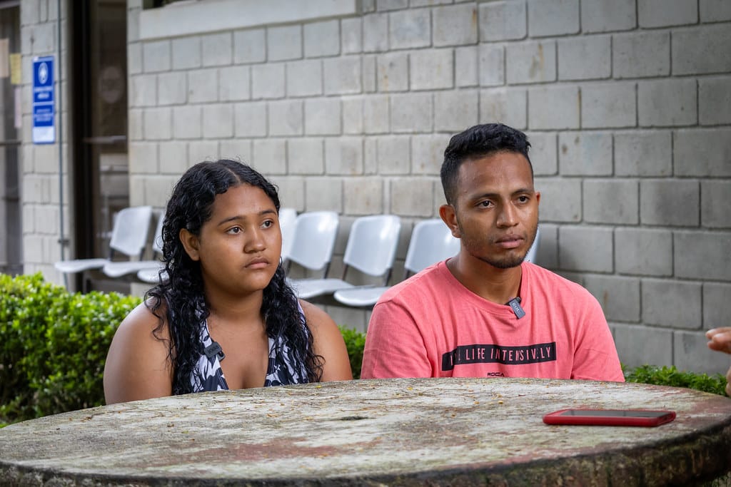 Migrantes en el CATEM de Paso Canoas