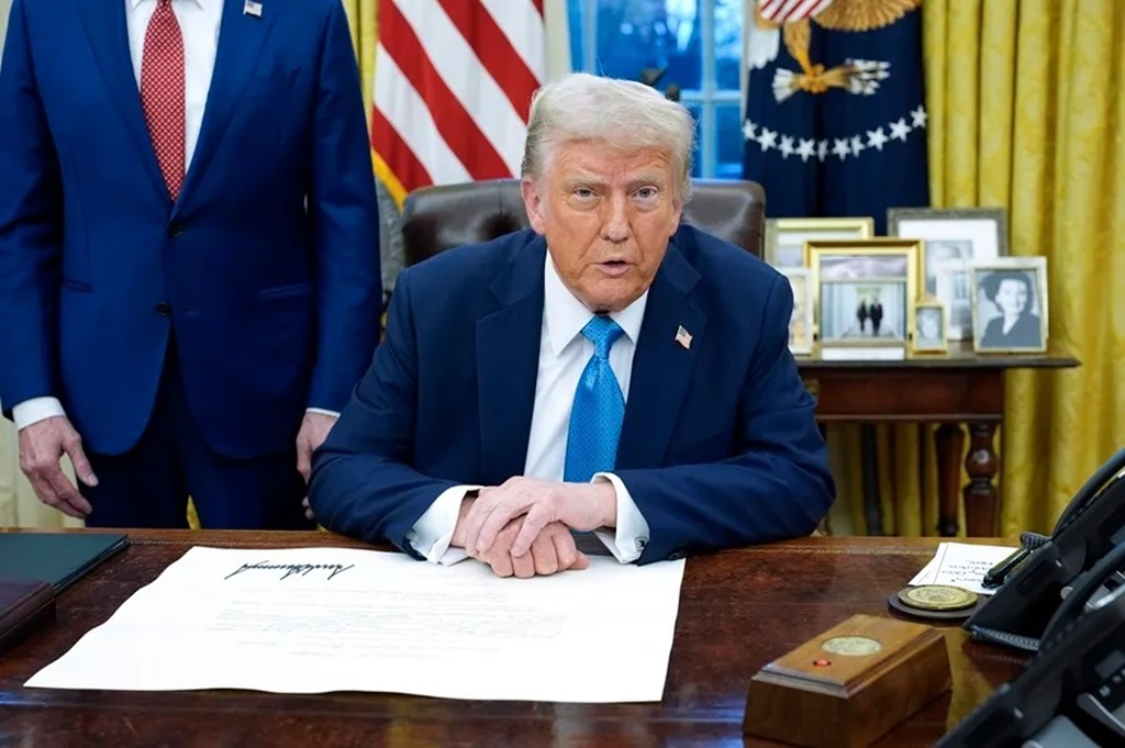 El presidente de Estados Unidos, Donald Trump, en la Casa Blanca.