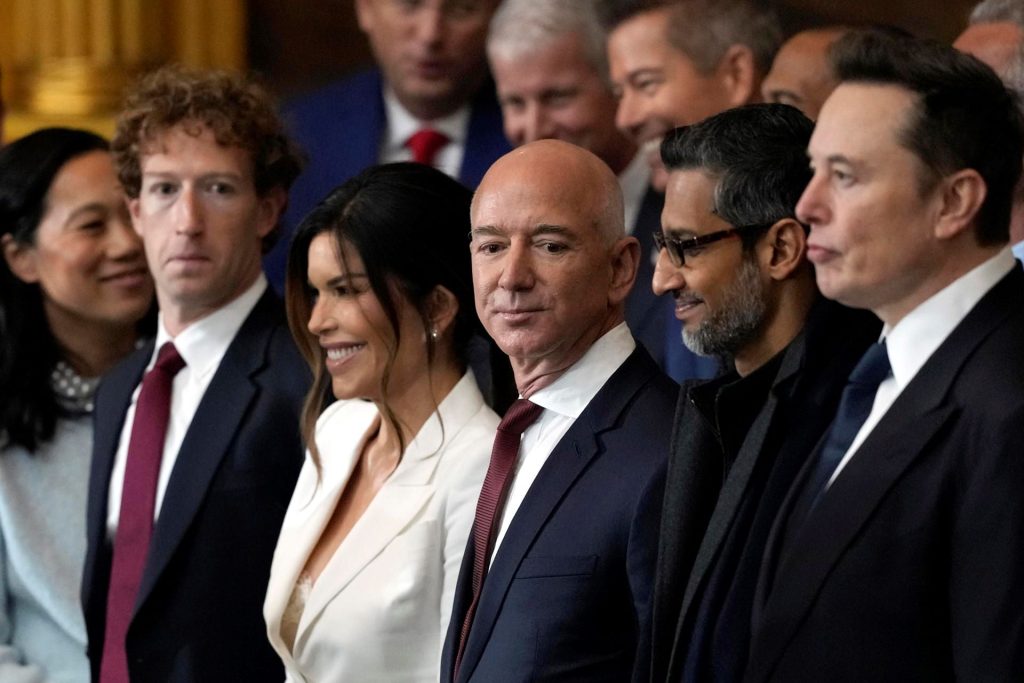 Directores de las tecnológicas Meta, Amazon, Google y X.