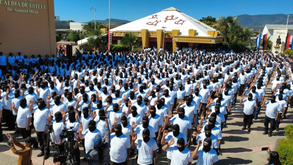 Volunteer Police Officers in Nicaragua.