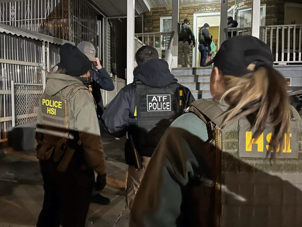 Redada contra migrantes en Nueva York, el 28 de enero de 2025.