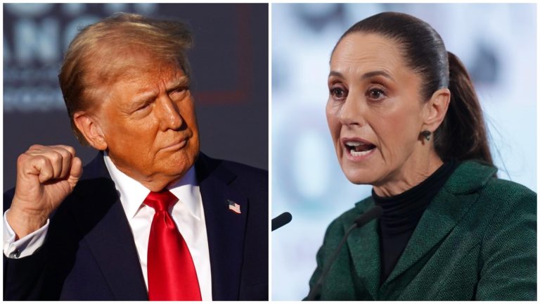 Donald Trump y Claudia Sheinbaum