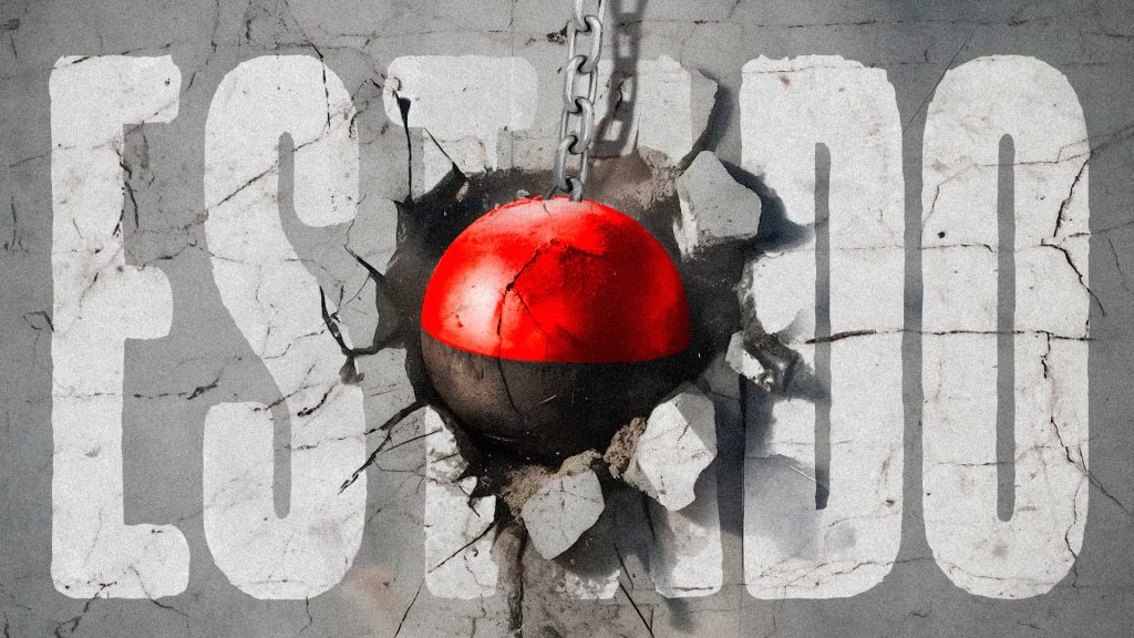 Ilustración de la destrucción del Estado nicaragüense.