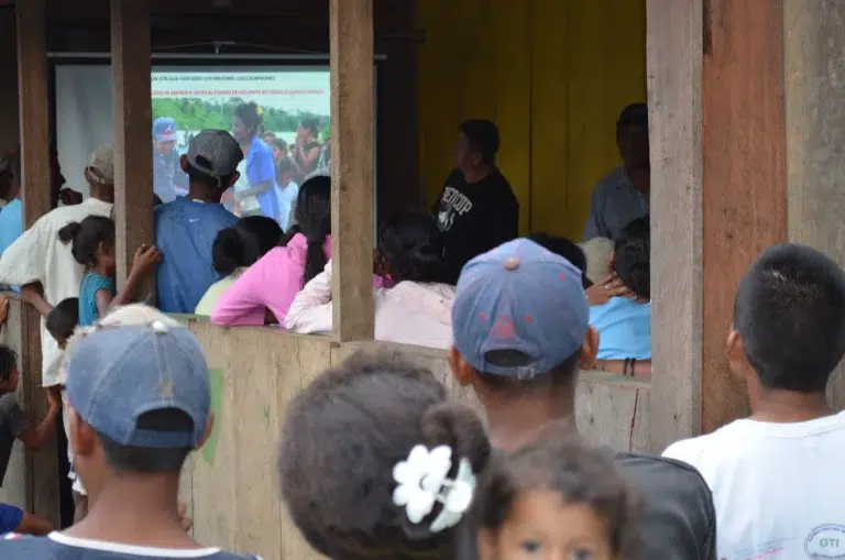 Personal de la FAO en la Costa Caribe.