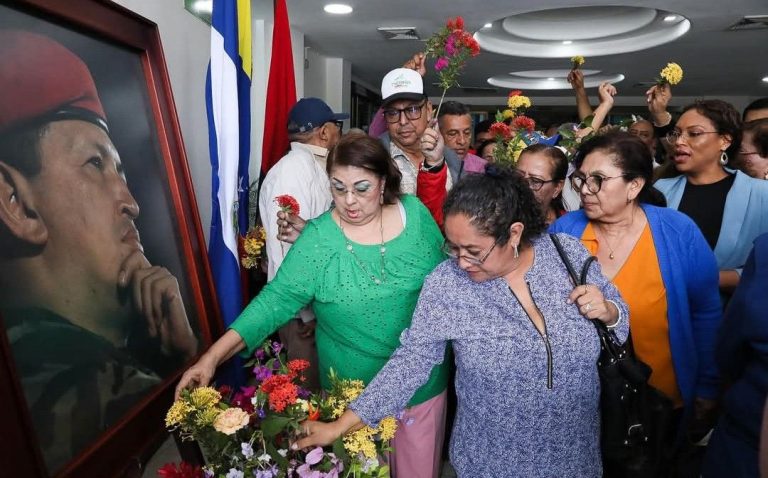 Homenaje al dictador venezolano, Hugo Chávez