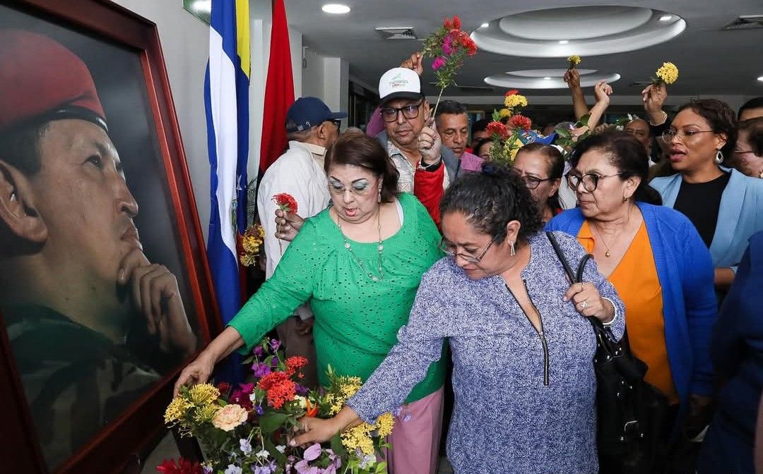 Homenaje al dictador venezolano, Hugo Chávez