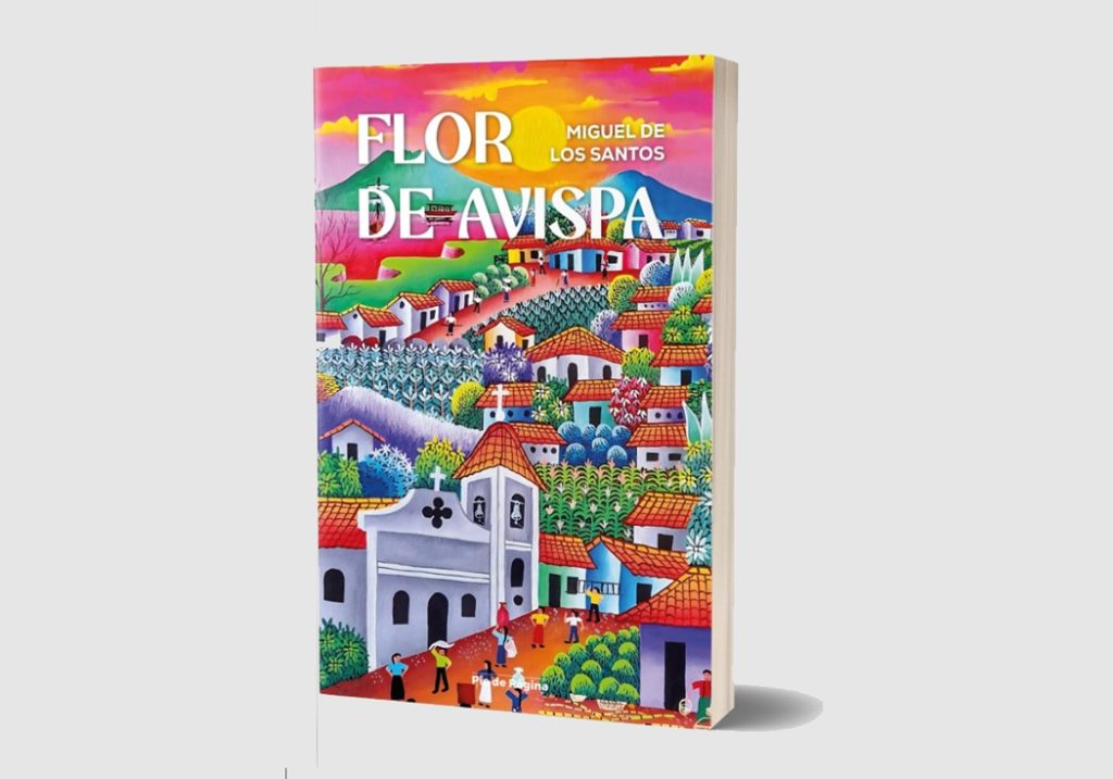 Portada del libro "Flor de Avispa" del escritor Miguel de los Santos