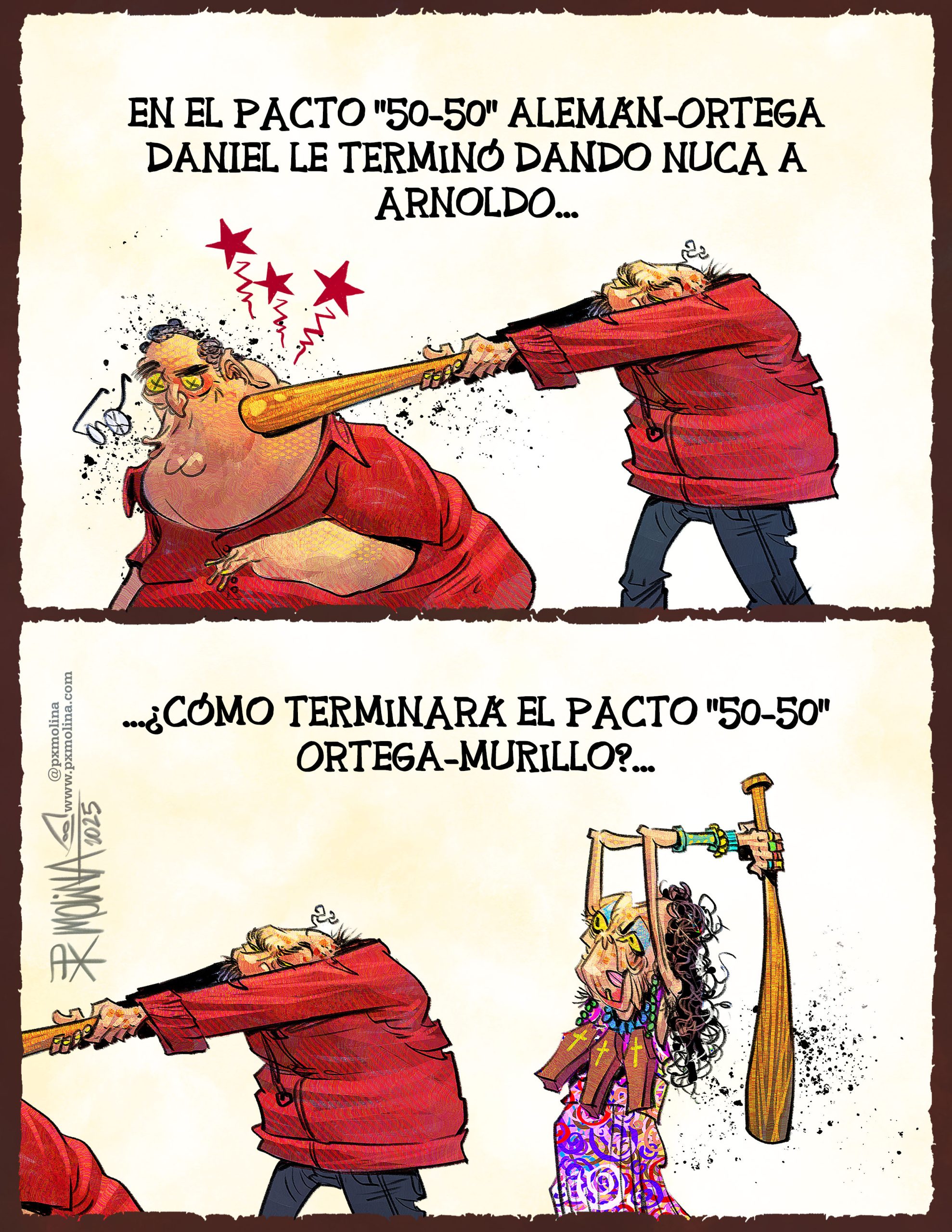 Historieta pactos de ayer y hoy