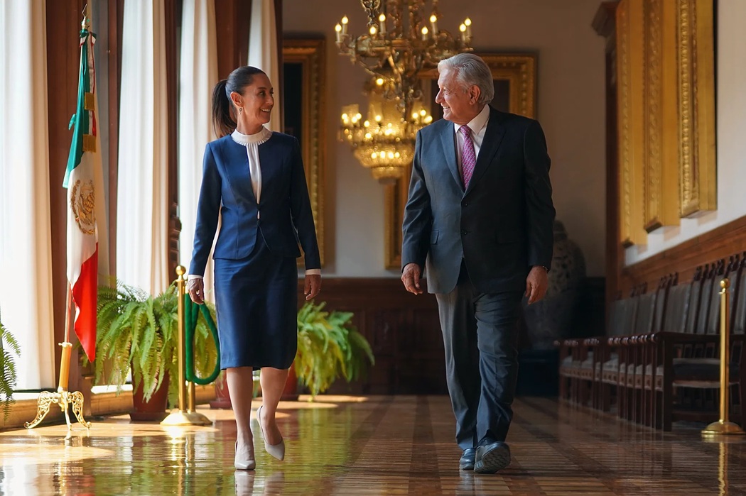 Claudia Sheinbaum con Andrés Manuel López Obrador