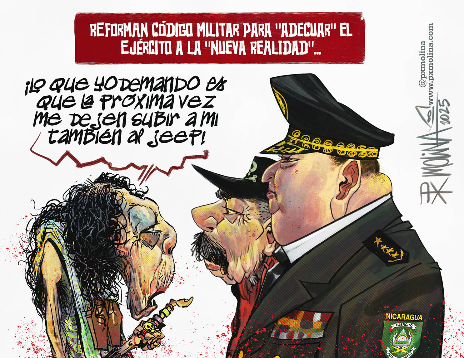 Caricatura Chayificando el código