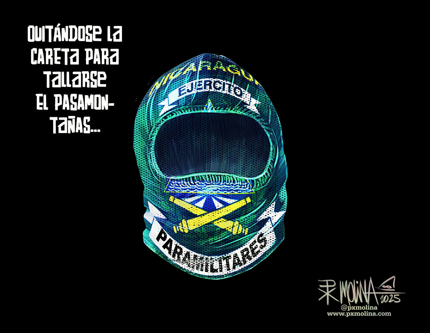 caricatura paramilitares