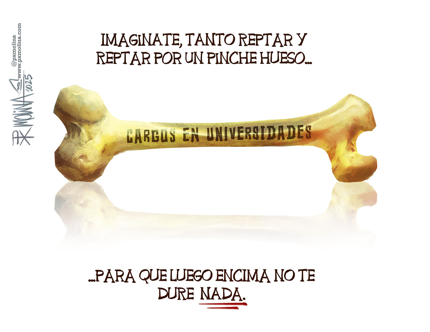 Caricatura rectores universitarios en Nicaragua
