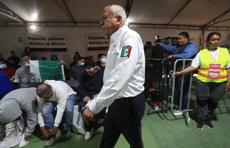 El comisionado del Instituto Nacional de Migración, Francisco Garduño.