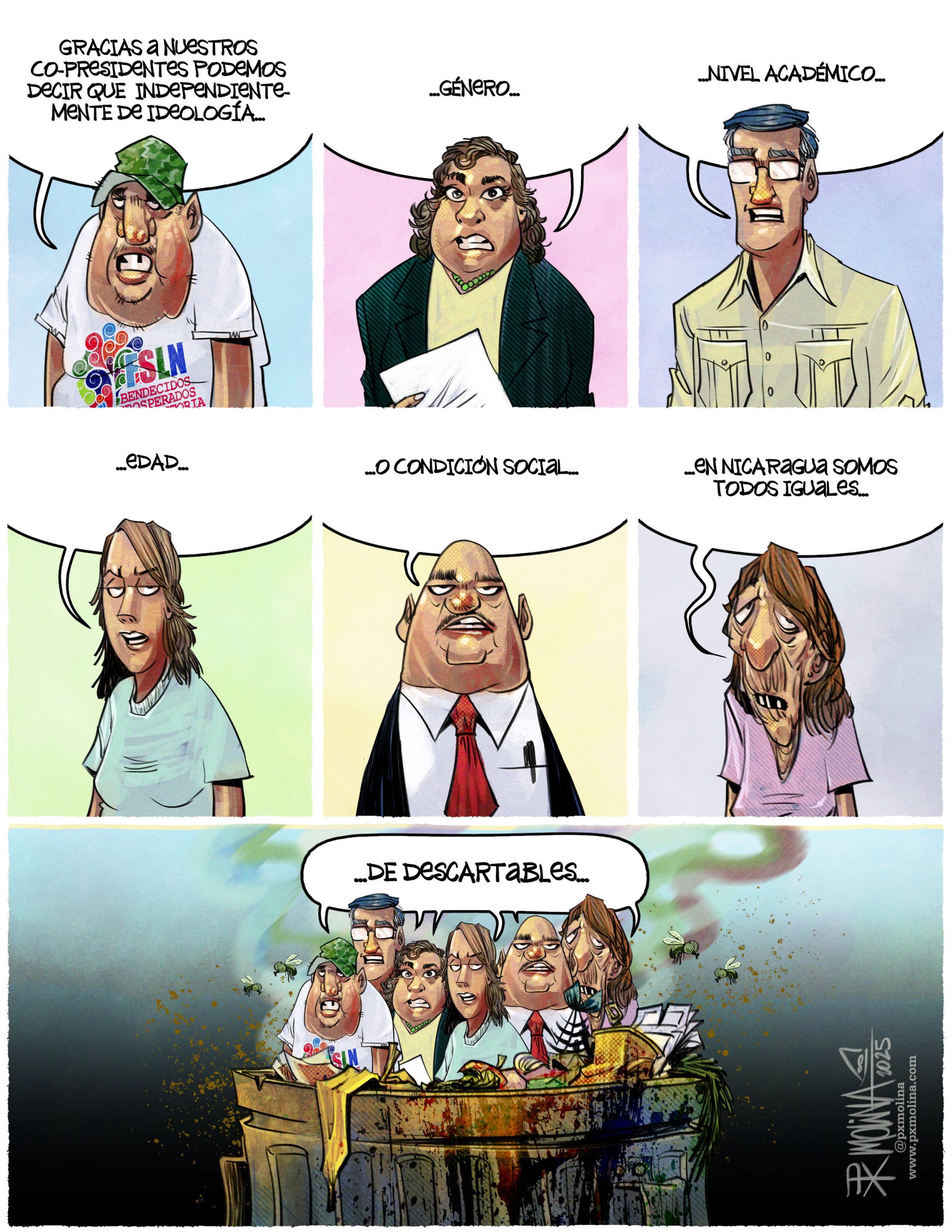historieta igualdad dictadura