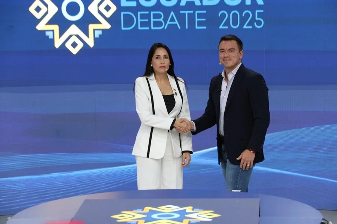 Daniel Noboa y Luisa González