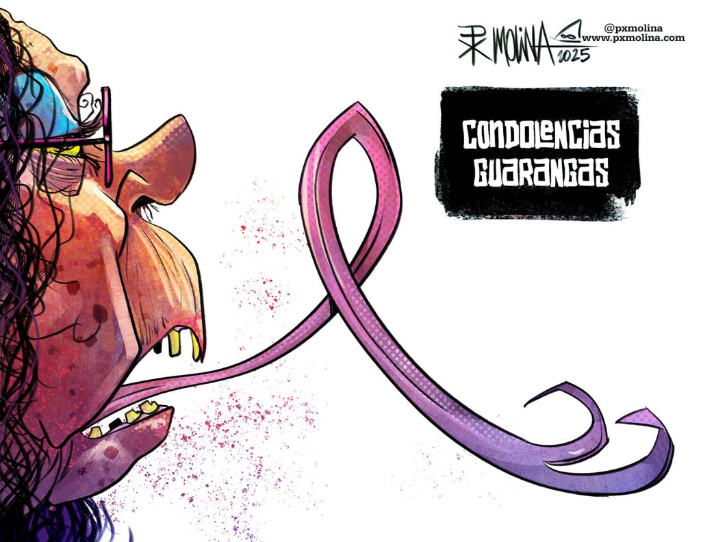 caricatura del día condolencias guarangas
