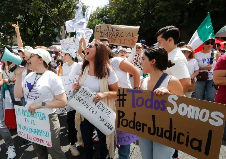 Protesta por la reforma judicial México